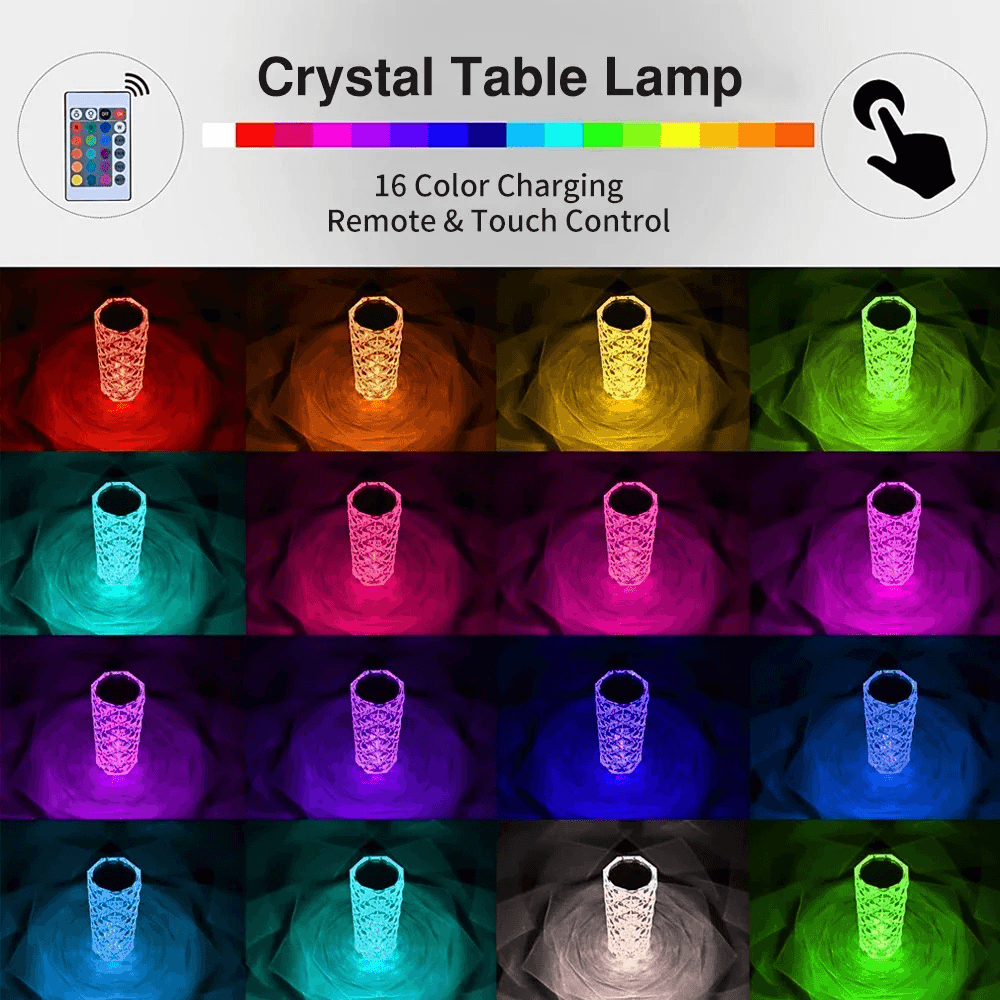 Crystal Multi Colour Lamp - smartishTrend
